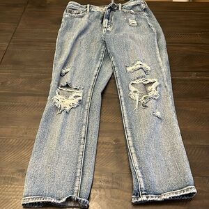 PacSun Mom Jeans 25 distressed